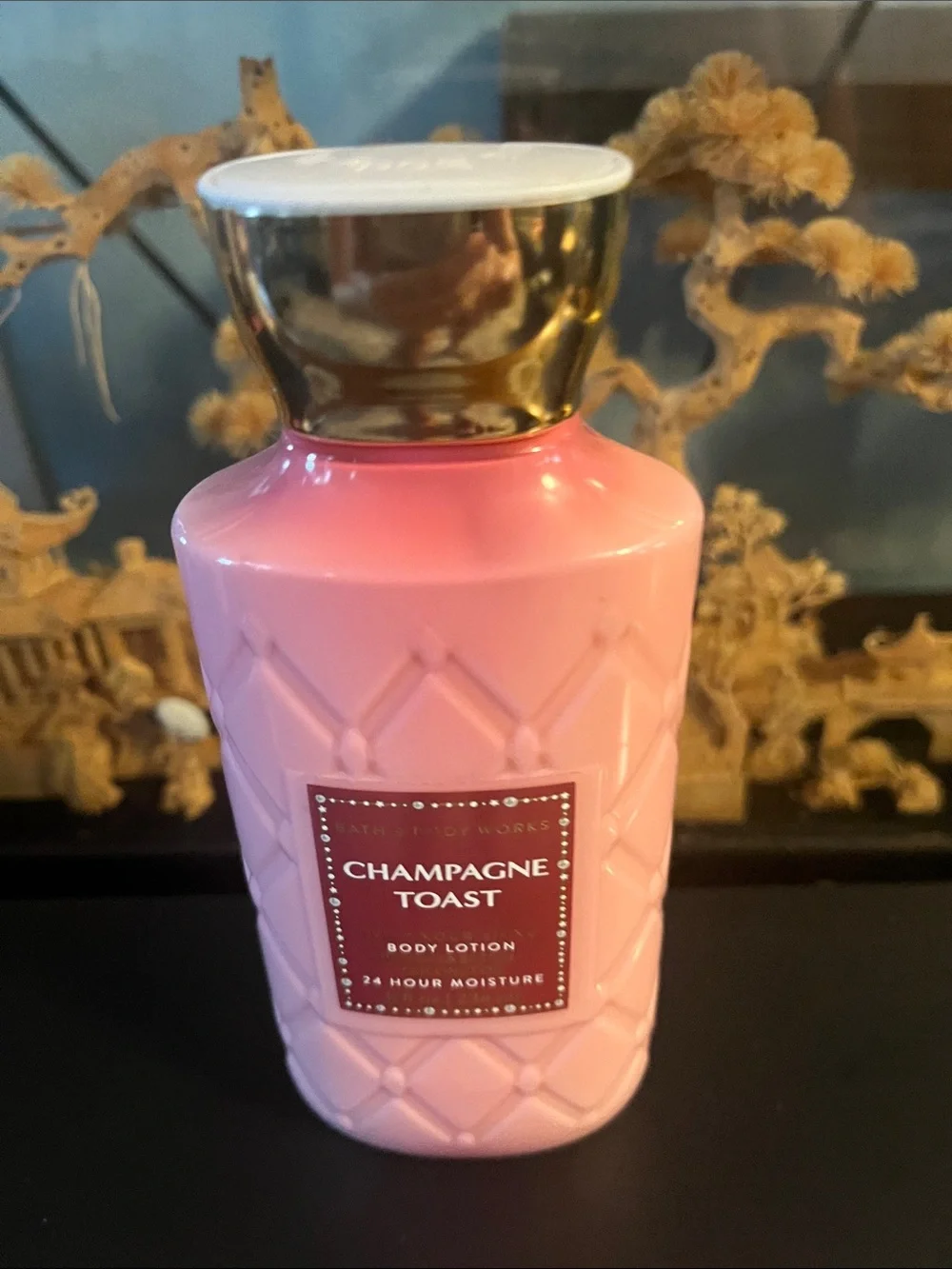 Bath & Body Works Pink Champagne Toast Body Lotion with Gold Cap